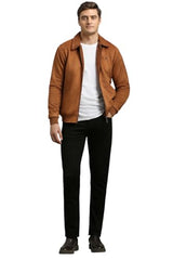 Louis Philippe Men's A-Line Coat (LRJKNBOFG05309_Brown