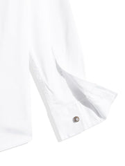 CHARCHIT Boys Regular Fit Plain Full Sleeve Shirt White