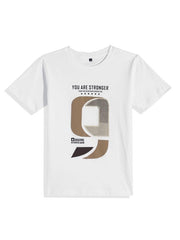 CHARCHIT Boys Full Sleeves Printed Casual Shirt & T-Shirt Cream