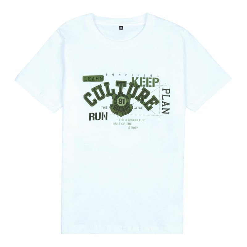 CHARCHIT Boys Plain Full Sleeve Jacket with Regular Fit T-Shirt Green