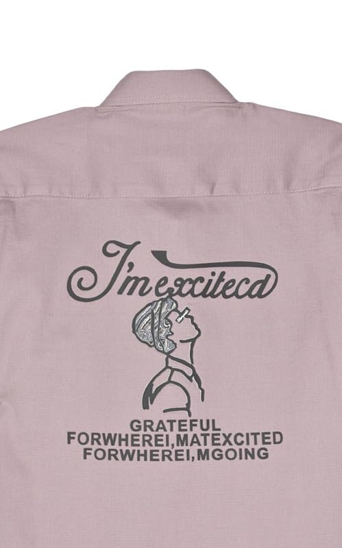 CHARCHIT Boys Cotton Regular Fit Spread Collar Full Sleeves Printed Shirt Magenta