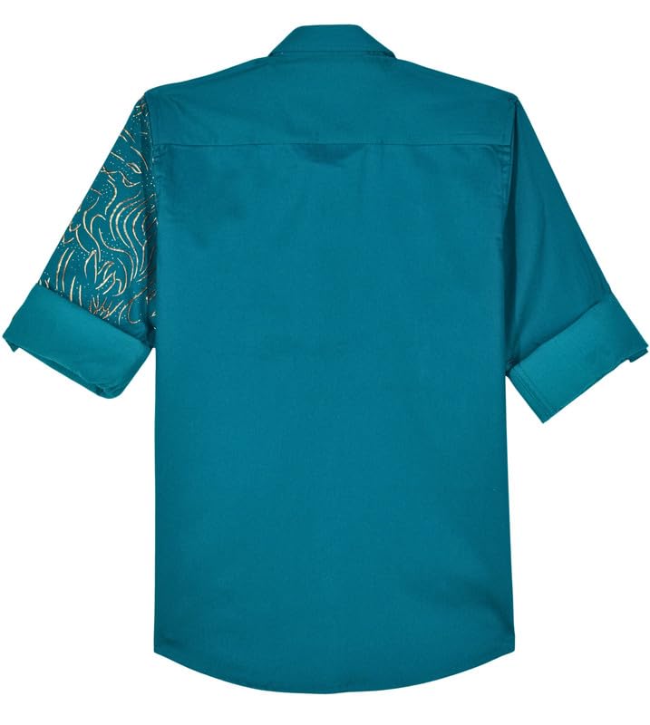 CHARCHIT Boys Regular Fit Plain Full Sleeve Shirt