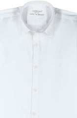 CHARCHIT Boys Cotton Full Sleeves Solid Shirt White