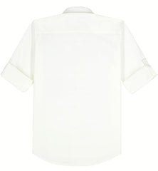 CHARCHIT Boys Full Sleeves Graphic Printed Shirt OffWhite