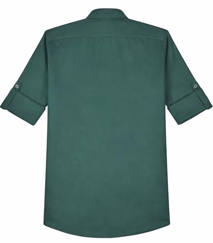 Boy wearing a Charchit full sleeves embellished solid shirt, stylish and suitable for boys' casual or formal occasions.