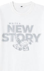 CHARCHIT Boys Half Sleeves Solid Textured Shirt with T-Shirt White