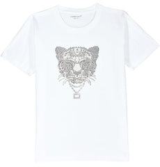 Boys Full Sleeves Embellished Solid Shirt and T-Shirt Violet