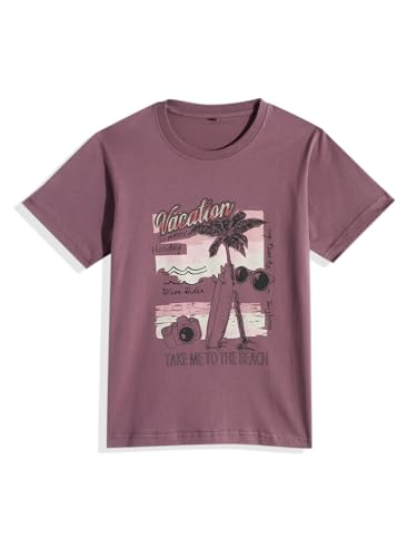 Boy wearing a cream cotton blend half sleeves printed shirt and T-shirt by Charchit, featuring colorful patterns and casual style.
