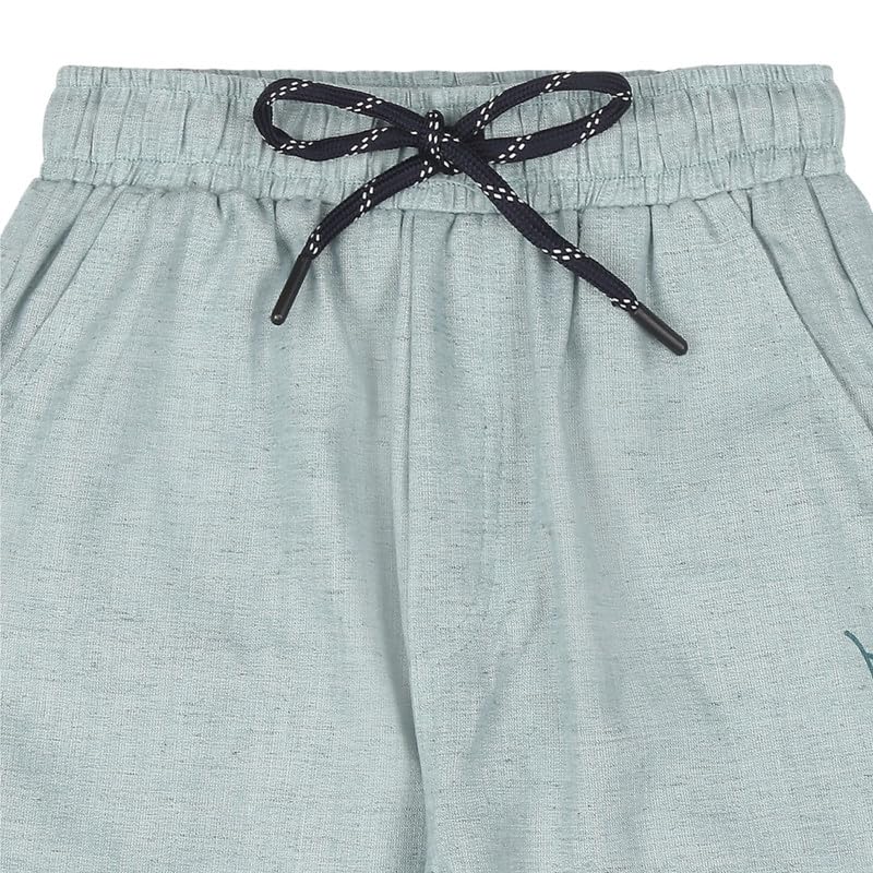 CAVIO Cotton Shirt and Shorts Half Sleaves Printed Co-ord Set For Boys