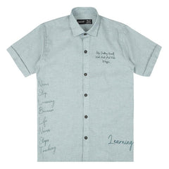 CAVIO Cotton Shirt and Shorts Half Sleaves Printed Co-ord Set For Boys