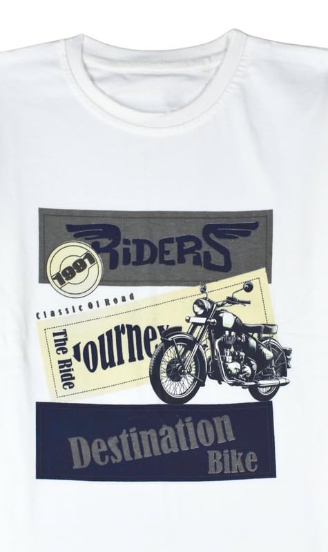 CAVIO Boys Cotton Checks Full Sleeves Shirt with Regular Fit T-Shirt Navy