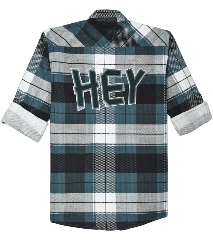 CAVIO Boys Checks Full Sleeve Shirt and T-Shirt Mustard