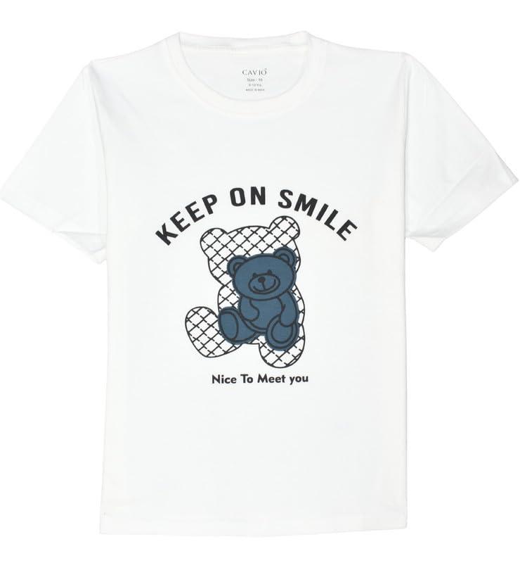 CAVIO Boys Checks Full Sleeve Shirt and T-Shirt Mustard