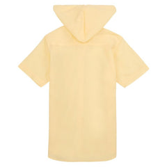 CAVIO Boys Plain Half Sleeve Hooded Shirt and T-Shirt Lemon