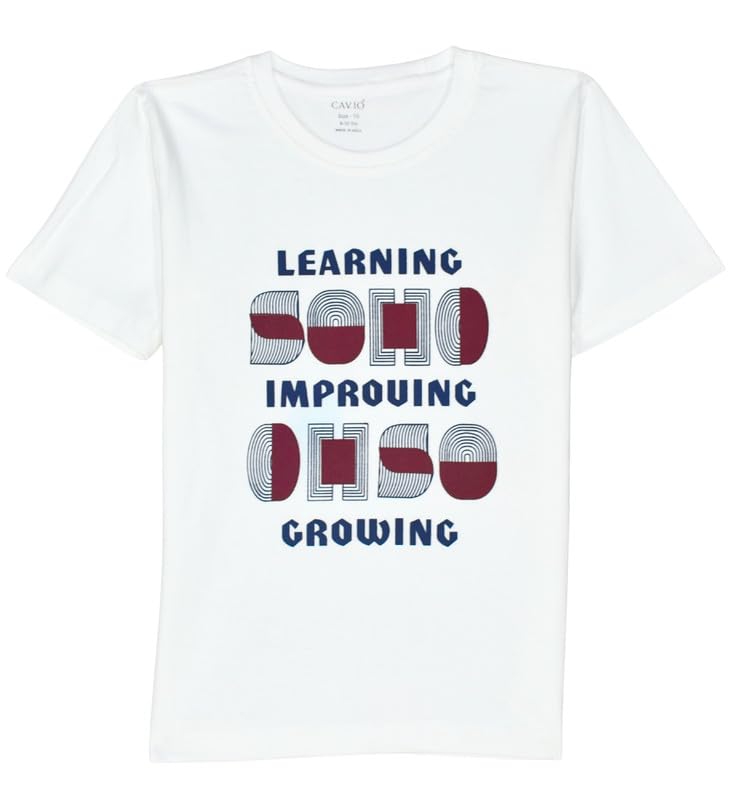 CAVIO Boys Regular fit Striped Full Sleeves Casual Shirt and T-Shirt Red