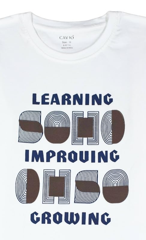 CAVIO Boys Striped Full Sleeve Shirt with Regular Fit T-Shirt Seagreen