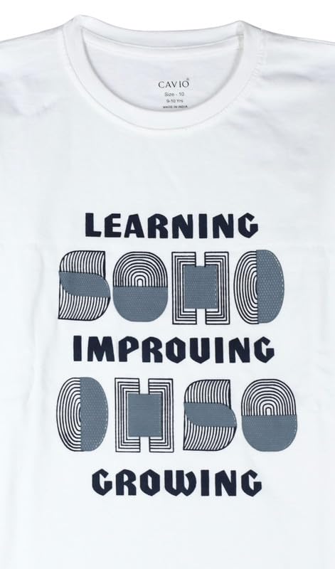 CAVIO Boys Cotton Regular Fit Full Sleeve Checks Shirt and T-Shirt Navy