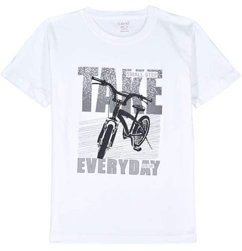CHARCHIT Boys Full Sleeves Geometric Printed Shirt White