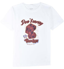 Boys Full Sleeves Checked Shirt and T-Shirt Maroon