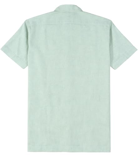 CAVIO Boys Half Sleeves Embroidered Shirt Seagreen