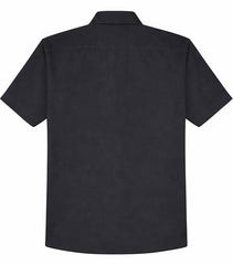 CAVIO Boys Half Sleeves Embroidered Shirt Black