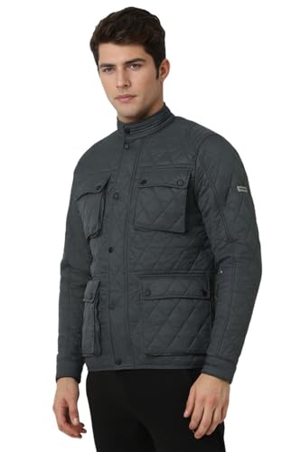Van Heusen Men's A-Line Coat (VFJKARGFD65156_Grey