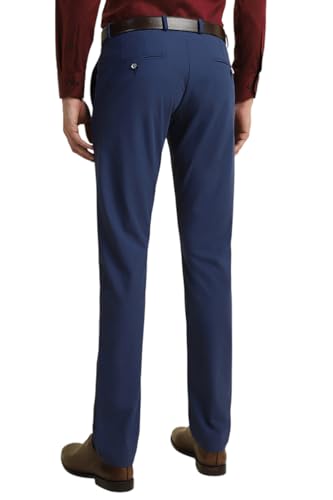 Allen Solly Men's Slim Work Utility Pants (ASTFMSTF926859_Navy