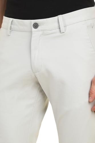 Allen Solly Men's Slim Casual Pants (ASTFQSRFP51132_Grey