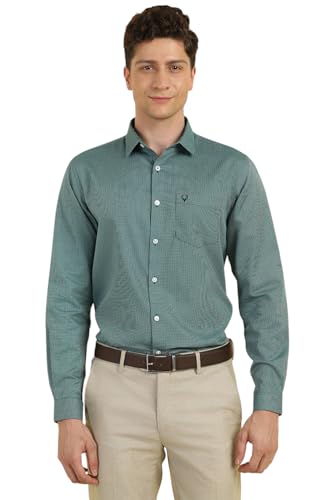 Allen Solly Men's Slim Fit Shirt (ASSFQSPBN79169_Green