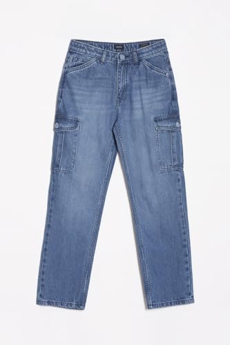 Allen Solly Boy's Regular Jeans (ABDNESGF287883_Blue