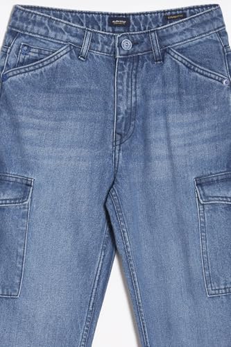 Allen Solly Boy's Regular Jeans (ABDNESGF287883_Blue