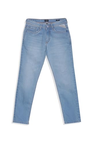 Allen Solly Boy's Slim Jeans (ABDNESLF037122_Light Blue