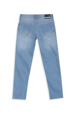Allen Solly Boy's Slim Jeans (ABDNESLF037122_Light Blue