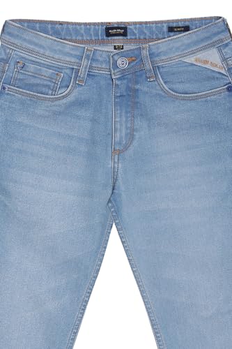 Allen Solly Boy's Slim Jeans (ABDNESLF037122_Light Blue