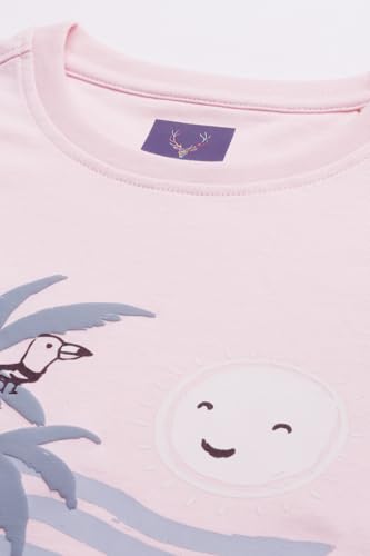 Allen Solly Boy's Regular Fit T-Shirt (ABKCCRGFO60545_Pink