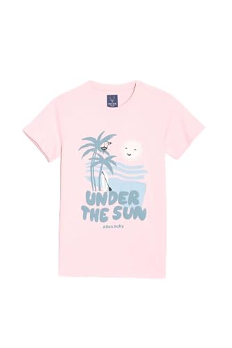 Allen Solly Boy's Regular Fit T-Shirt (ABKCCRGFO60545_Pink