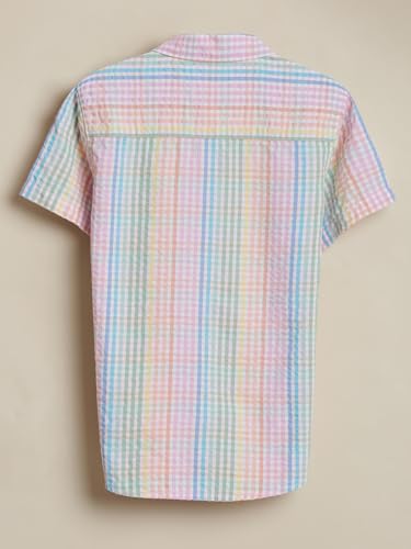 Boys Multi Check Casual Shirt