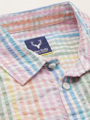 Boys Multi Check Casual Shirt