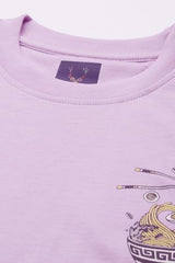 Allen Solly Boy's Regular Fit T-Shirt (ABKCCRGFP52289_Lilac