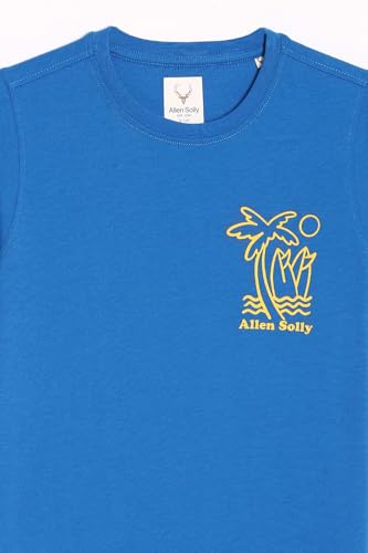 Allen Solly Boy's Regular Fit T-Shirt (ABKCCRGFP74105_Blue
