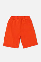 Allen Solly Boys Orange Graphic Printed Shorts