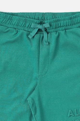 Allen Solly Boys Green Solid Shorts