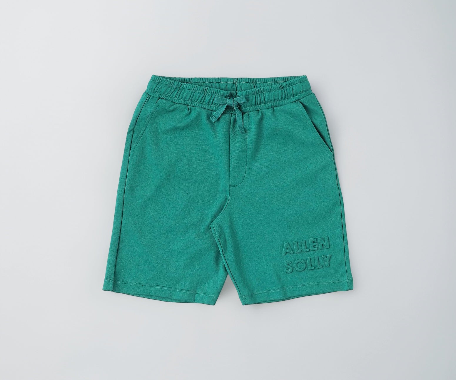 Allen Solly Boys Green Solid Shorts