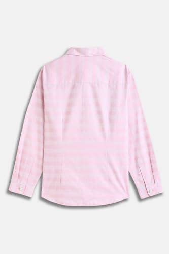 Boys Pink Stripe Casual Shirt