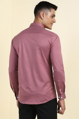 Allen Solly Men's Slim Fit Shirt (ASSFMKTP818708_Pink