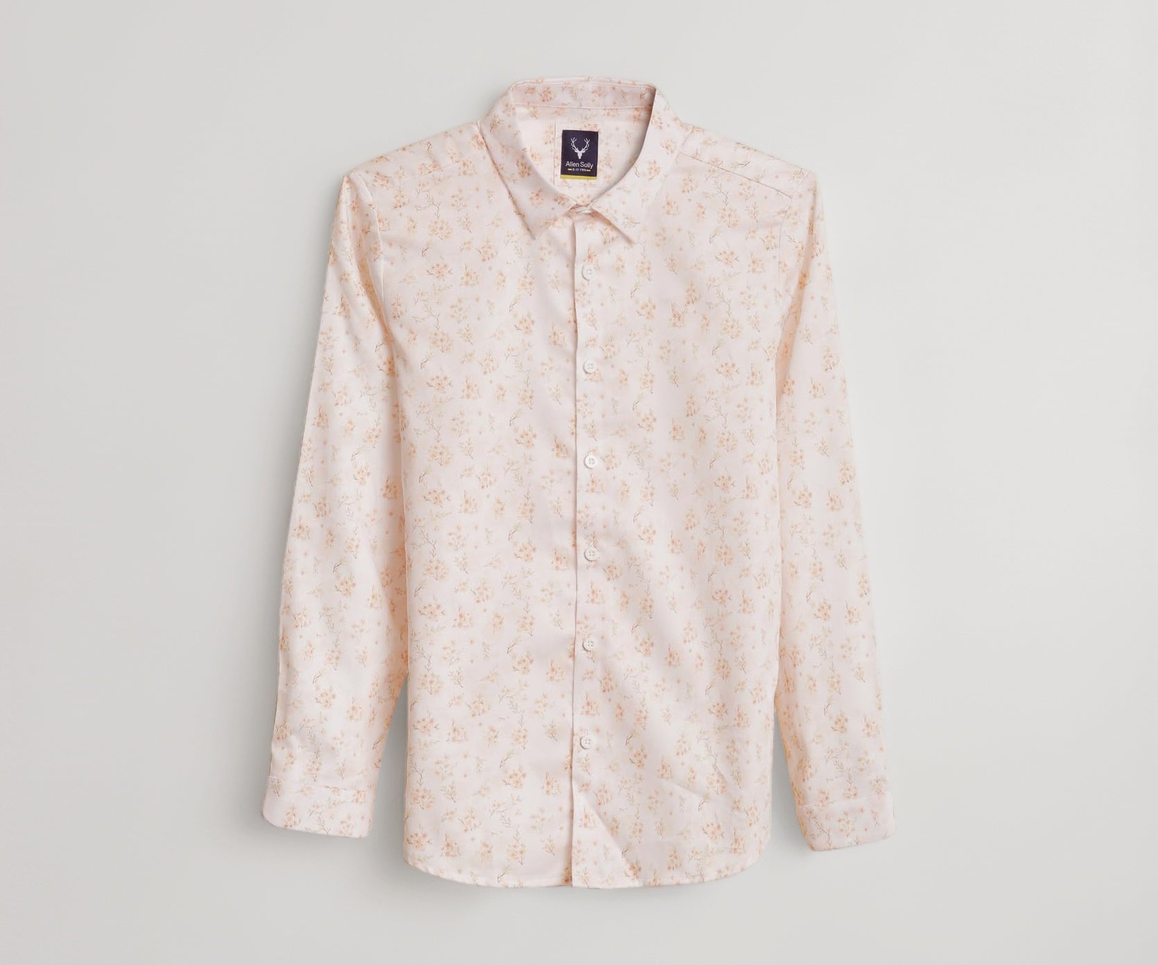 Boys Pink Print Casual Shirt