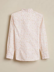 Boys Pink Print Casual Shirt