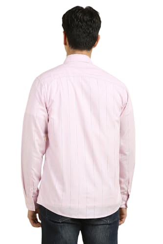 Allen Solly Men's Regular Fit Shirt (ALSFACUFC72290_Pink