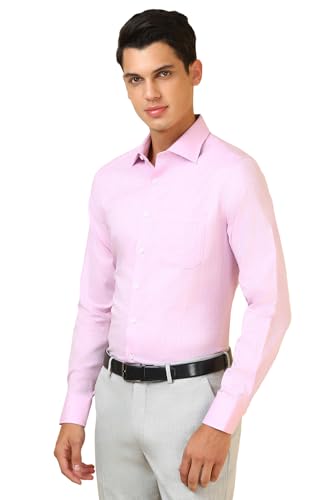 Allen Solly Men's Slim Fit Shirt (ATSFCSRP869373_Pink
