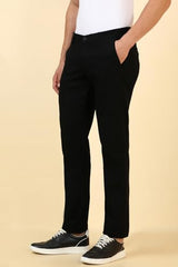 Allen Solly Men's Slim Casual Pants (ASTFQSRFG10292_Black